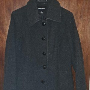 Womens London Fog Button Down Coat